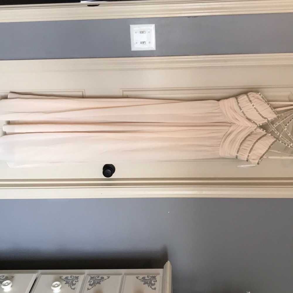 Cream Prom dress